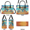 Bigcrowns IT'S 5 O'CLOCK SOMEWHERE PARROT LEATHER HANDBAG O0506243