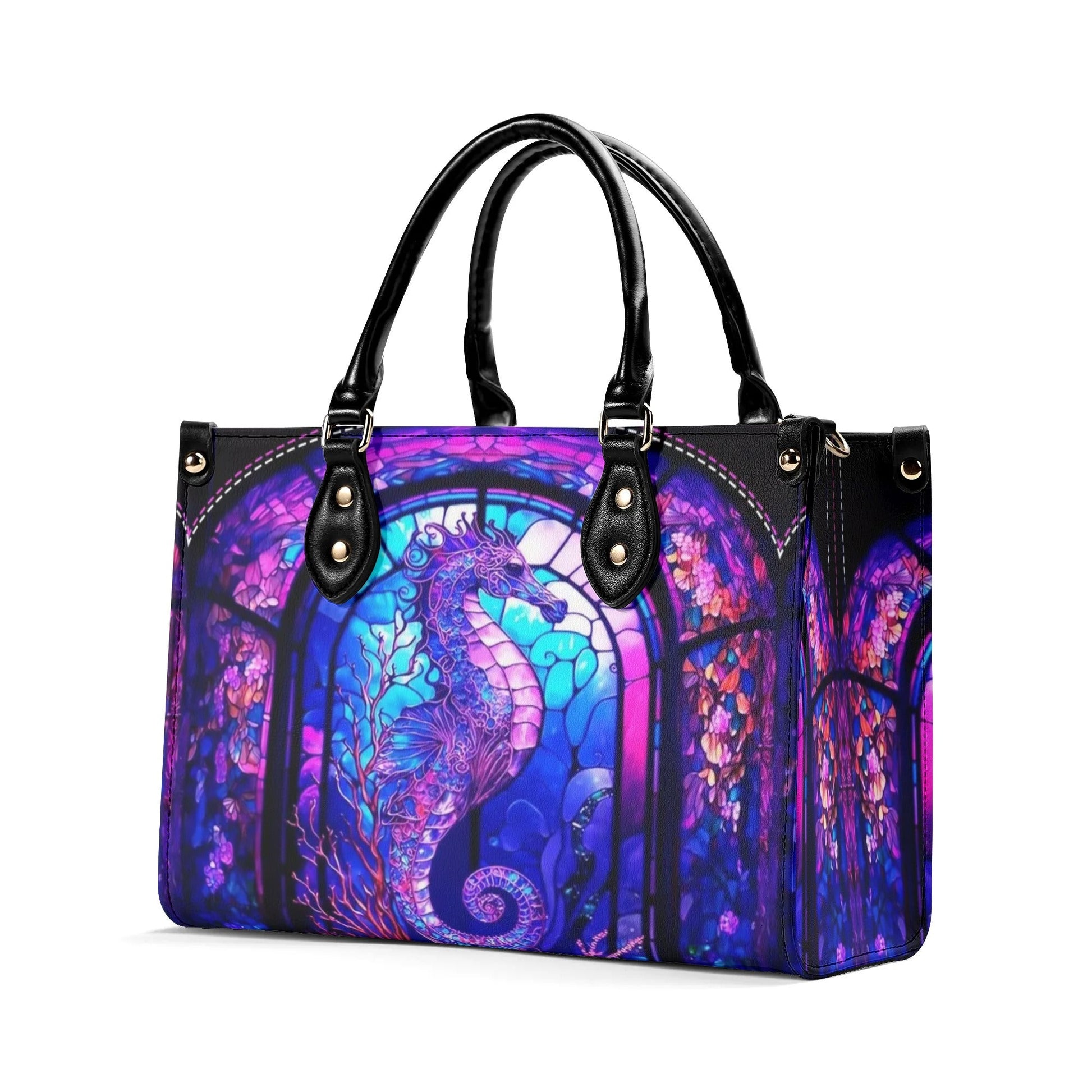 Bigcrowns GLOWING SEAHORSE LEATHER HANDBAG YHDU2006244