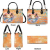 Bigcrowns SMELL THE SEA FEEL THE BREEZE TURTLE LEATHER HANDBAG TLPQ1308244