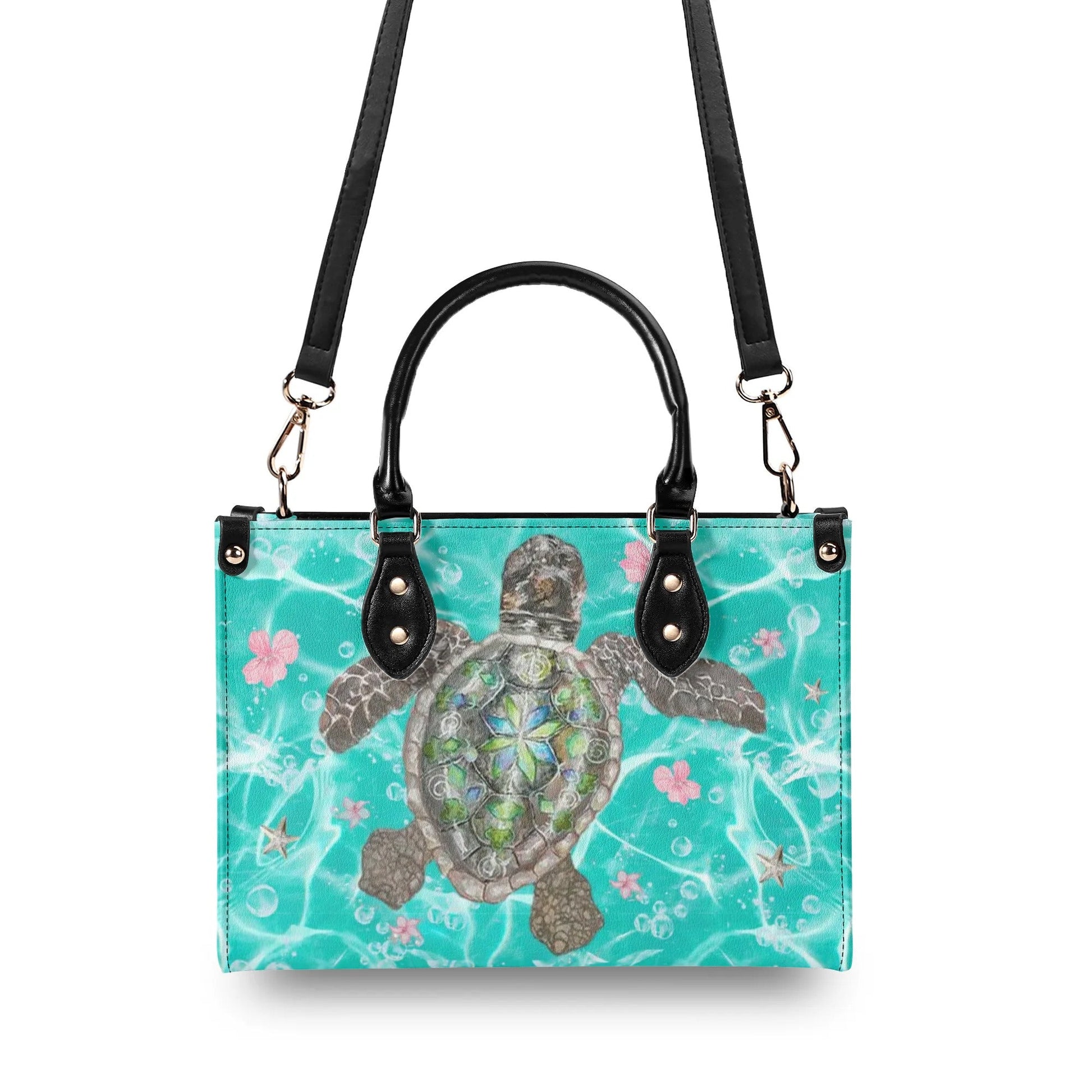 Bigcrowns AS FREE AS THE OCEAN LEATHER HANDBAG N2407244