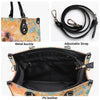 Bigcrowns SMELL THE SEA FEEL THE BREEZE TURTLE LEATHER HANDBAG TLPQ1308244