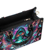 REAPER SKULL WINGS LEATHER HANDBAG - TLNZ1806245