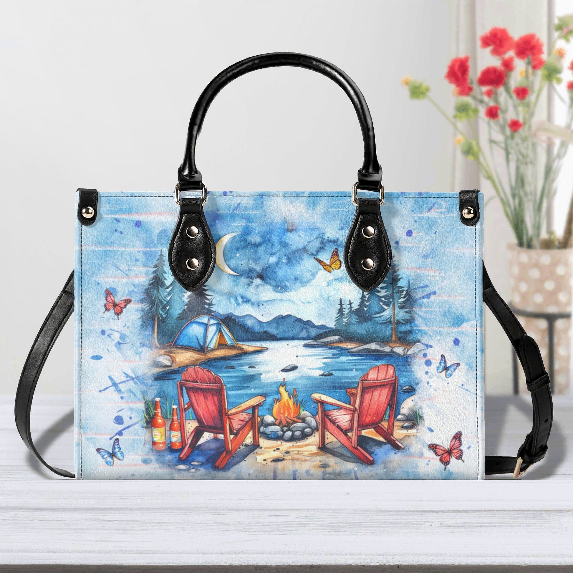 Bigcrowns CAMPFIRE LEATHER HANDBAG G1912245