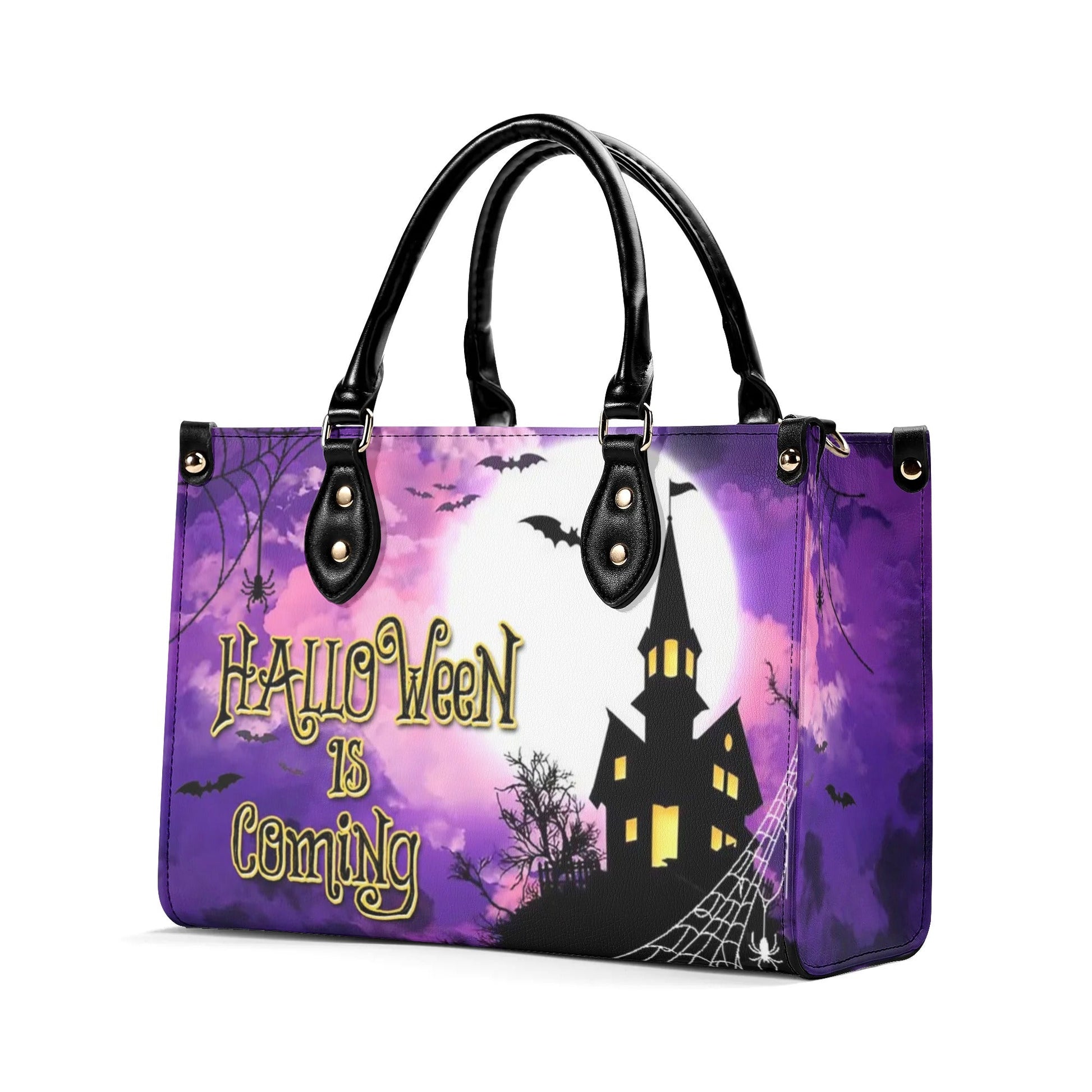 Bigcrowns HALLOWEEN IS COMING LEATHER HANDBAG YHDU1109244
