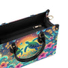 Bigcrowns SEA TURTLE FLOWER LEATHER HANDBAG Z1907244