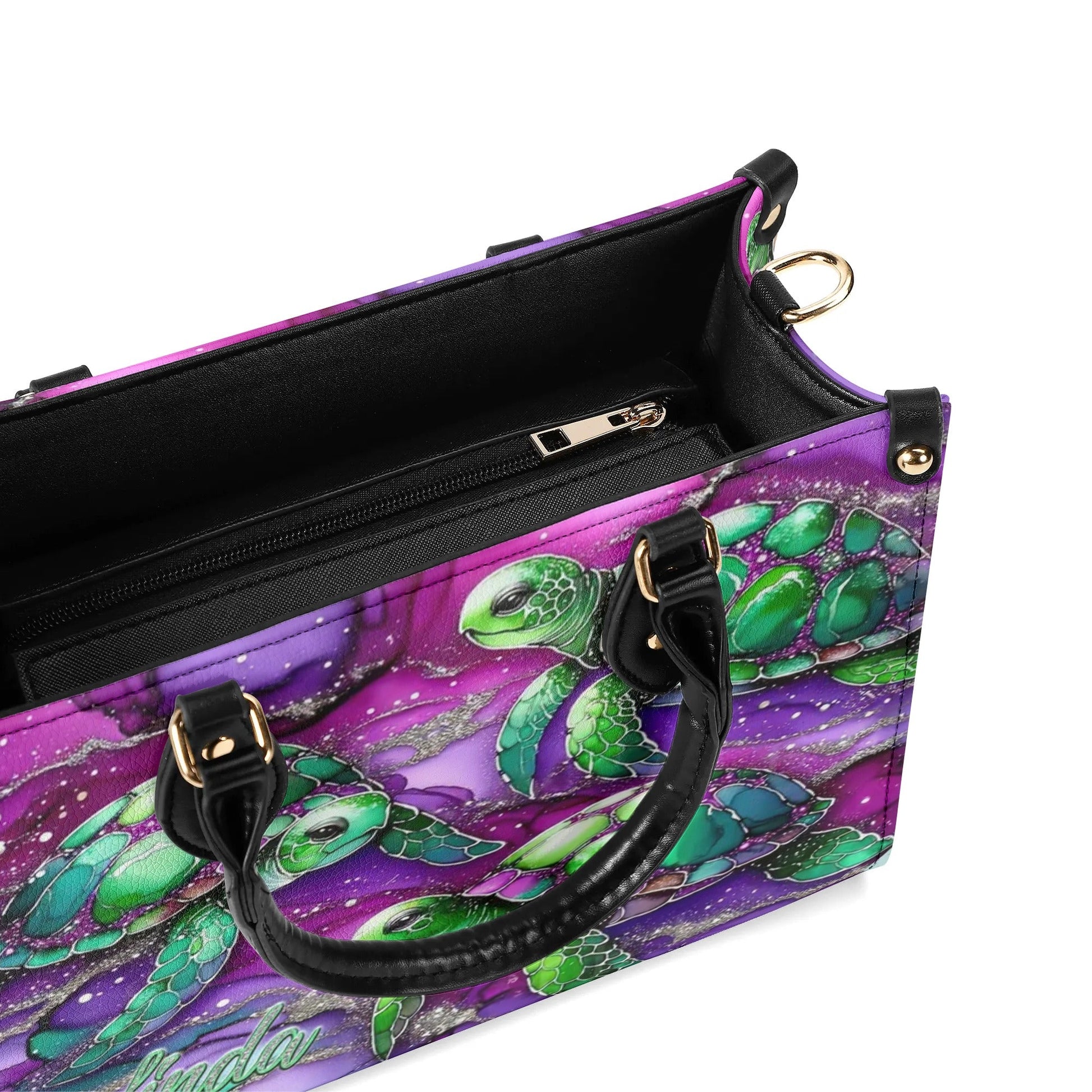Bigcrowns SEA TURTLE LEATHER HANDBAG R2207244