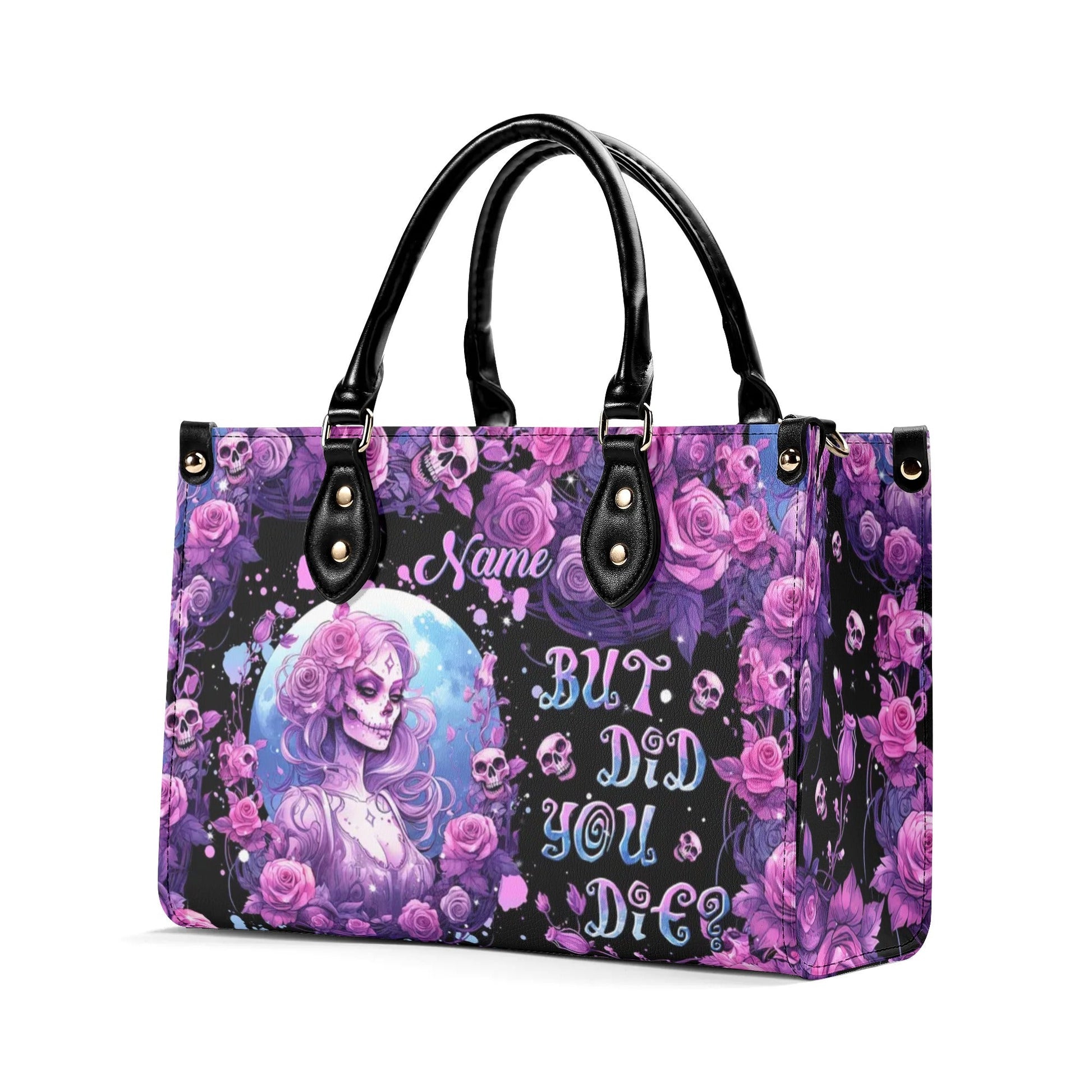 BUT DID YOU DIE LEATHER HANDBAG - TLNT2607244