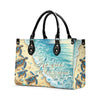 Bigcrowns AS FREE AS THE OCEAN TURTLE LEATHER HANDBAG O1409244
