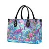 Bigcrowns SEA TURTLE UNDER MOON LEATHER HANDBAG W1807243