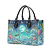 Bigcrowns SEA TURTLE MOON LEATHER HANDBAG T2606245