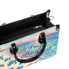 Bigcrowns AS FREE AS THE OCEAN TURTLE LEATHER HANDBAG W2908243