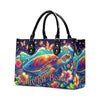 Bigcrowns SALTY LIL' BEACH TURTLE LEATHER HANDBAG O0507245