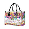 Bigcrowns JUST A GIRL WHO LOVES TURTLES LEATHER HANDBAG Z1207244