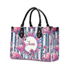 Bigcrowns FLAMINGO TROPICAL LEATHER HANDBAG R2707242