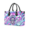 SHE IS SUNSHINE TIE DYE SUGAR SKULL LEATHER HANDBAG - TLTR2407244