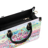 Bigcrowns DON'T WORRY BEACH HAPPY FLAMINGO LEATHER HANDBAG T2507243