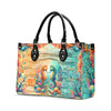 Bigcrowns SMELL THE SEA FEEL THE BREEZE SEAHORSE LEATHER HANDBAG T2407244