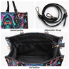 REAPER SKULL WINGS LEATHER HANDBAG - TLNZ1806245