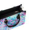 Bigcrowns SMELL THE SEA FEEL THE BREEZE TURTLE LEATHER HANDBAG W2507242
