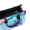 Bigcrowns SASSY SINCE BIRTH SALTY BY CHOICE TURTLE LEATHER HANDBAG T1408244