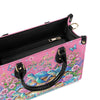 Bigcrowns AS FREE AS THE OCEAN TURTLE LEATHER HANDBAG TLPQ0907244