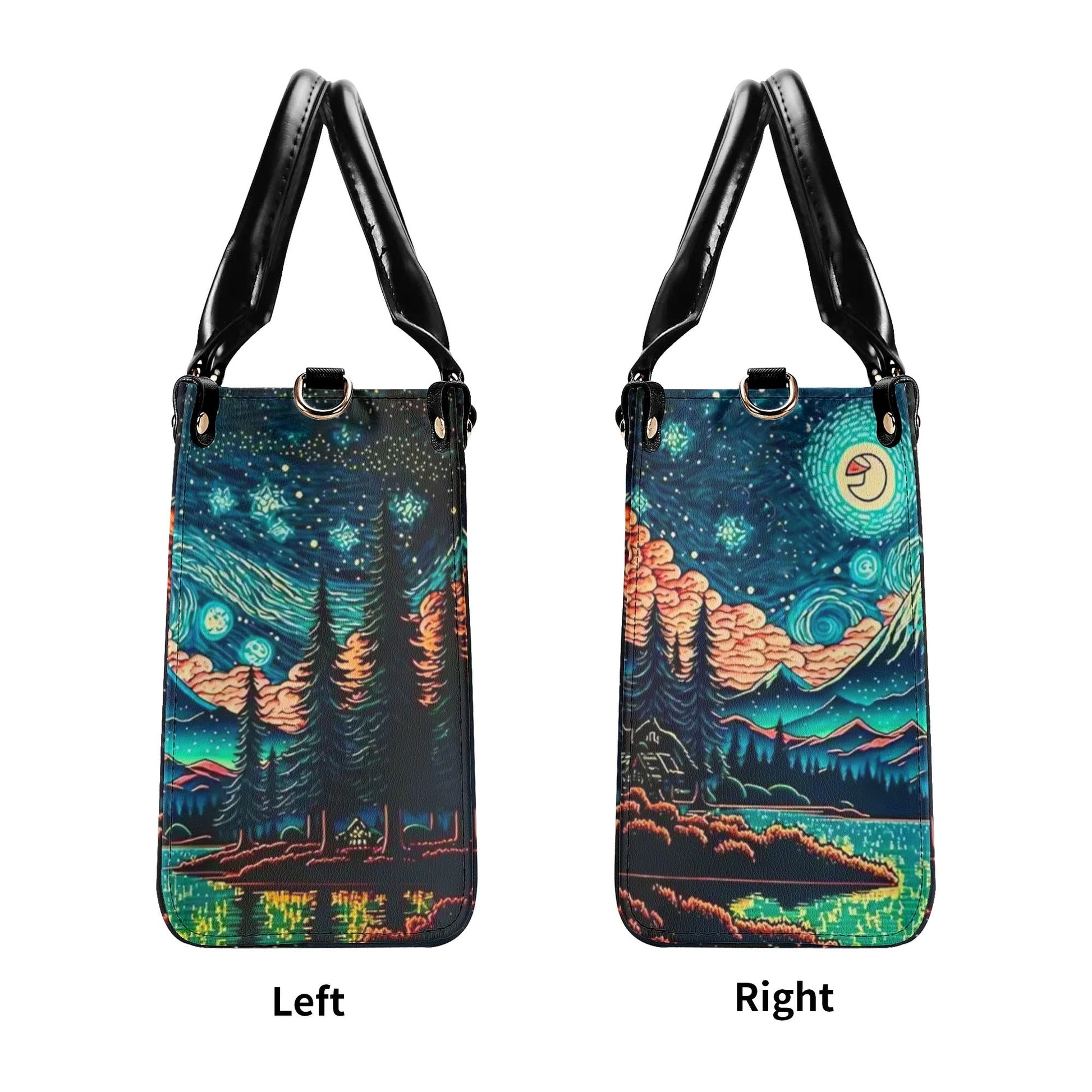 Bigcrowns BEAUTIFUL SCENE LEATHER HANDBAG T0909242