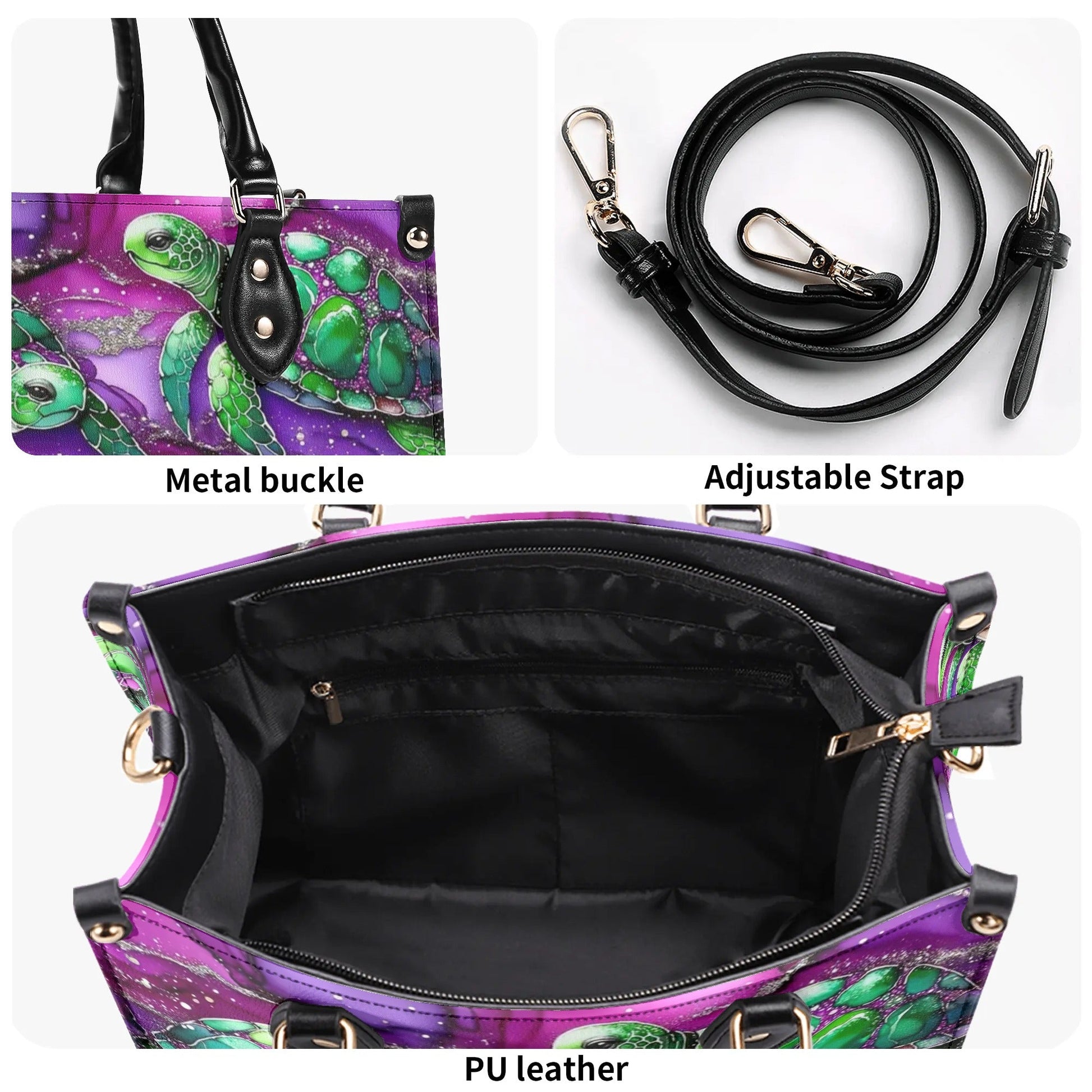 Bigcrowns SEA TURTLE LEATHER HANDBAG R2207244
