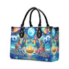 Bigcrowns MAKING MEMORIES ONE CAMPFIRE AT A TIME PARROT LEATHER HANDBAG Z0406245