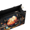 Bigcrowns MAKING MEMORIES ONE CAMPFIRE AT A TIME LEATHER HANDBAG W0706243