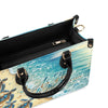 Bigcrowns AS FREE AS THE OCEAN TURTLE LEATHER HANDBAG O1409244