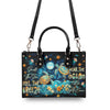 Bigcrowns SMELL THE SEA FEEL THE BREEZE TURTLE LEATHER HANDBAG W1610244