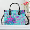 Saltwater Heals Everything Starfish Leather Handbag