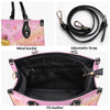 Bigcrowns HAPPINESS IS WALKING ON THE BEACH LEATHER HANDBAG N2108244