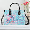 Bigcrowns DON'T WORRY BEACH HAPPY TURTLE LEATHER HANDBAG N2607244