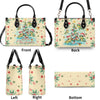 Bigcrowns MERRY CHRISTMAS TURTLE LEATHER HANDBAG N2810244