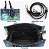 Bigcrowns SEA TURTLE MOON LEATHER HANDBAG T2606245