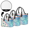 Bigcrowns AS FREE AS THE OCEAN TURTLE LEATHER HANDBAG W2908243