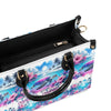 Salty Soul Flower Turtle Leather Handbag