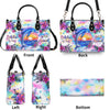 Bigcrowns DOLPHIN IS MY SPIRIT ANIMAL LEATHER HANDBAG Z2106244