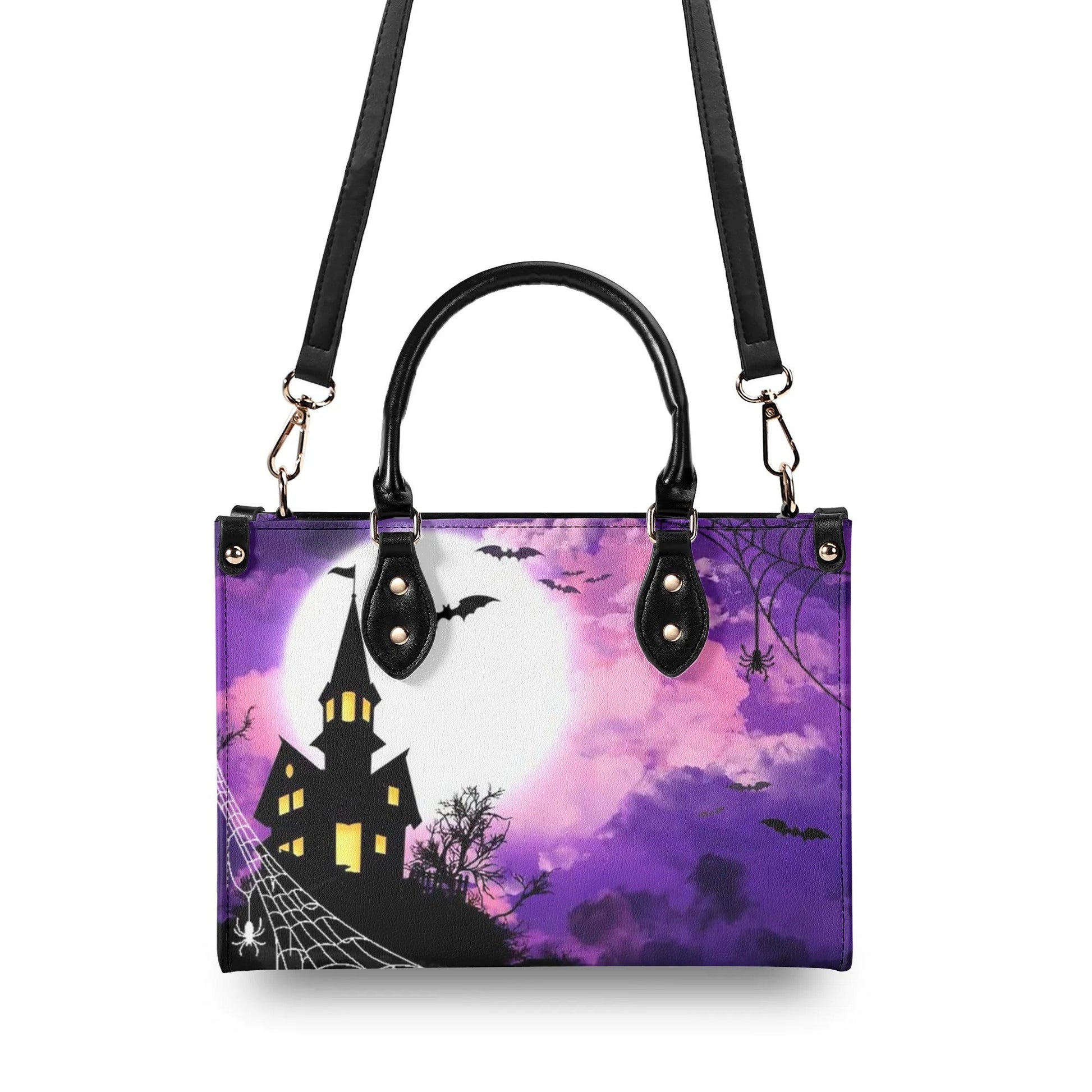 Bigcrowns HALLOWEEN IS COMING LEATHER HANDBAG YHDU1109244