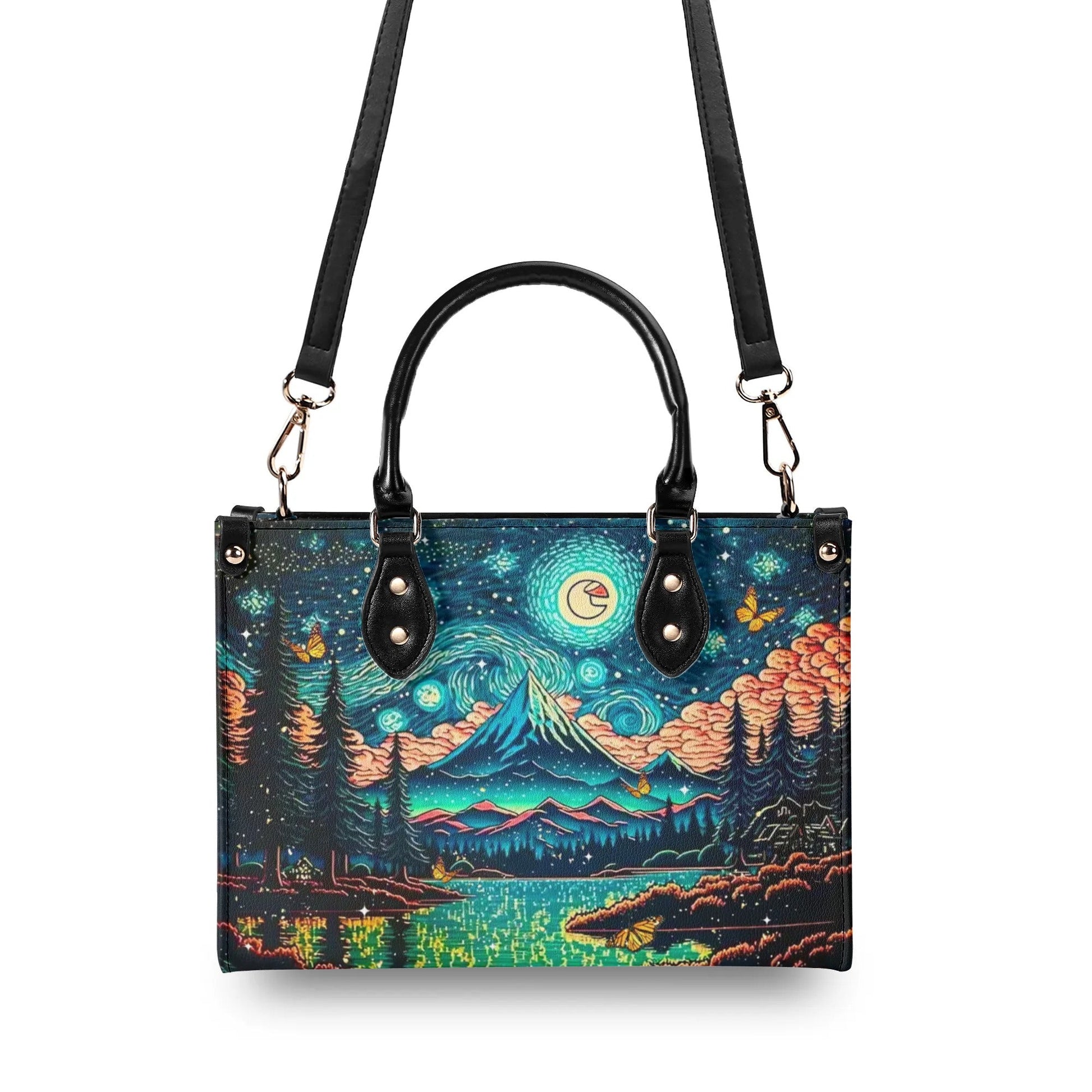 Bigcrowns BEAUTIFUL SCENE LEATHER HANDBAG T0909242
