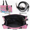 Bigcrowns AS FREE AS THE OCEAN TURTLE LEATHER HANDBAG TLPQ0907244