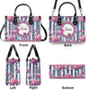Bigcrowns FLAMINGO TROPICAL LEATHER HANDBAG R2707242
