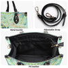 Bigcrowns DON'T WORRY BEACH HAPPY TURTLE LEATHER HANDBAG G2308241