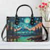 Bigcrowns BEAUTIFUL SCENE LEATHER HANDBAG T0909242