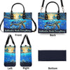 Bigcrowns SALTWATER HEALS EVERYTHING TURTLE LEATHER HANDBAG TLPQ0810244