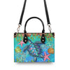 Bigcrowns SALTY LIL' BEACH TURTLE LEATHER HANDBAG T0606244