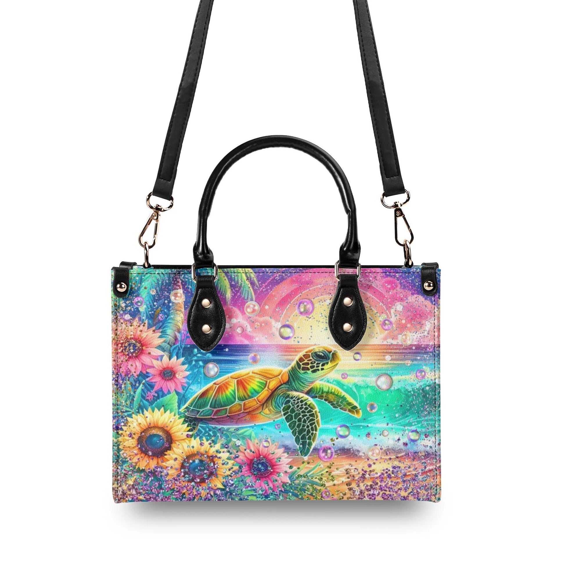 Bigcrowns SALTWATER HEALS EVERYTHING LEATHER HANDBAG N0107244