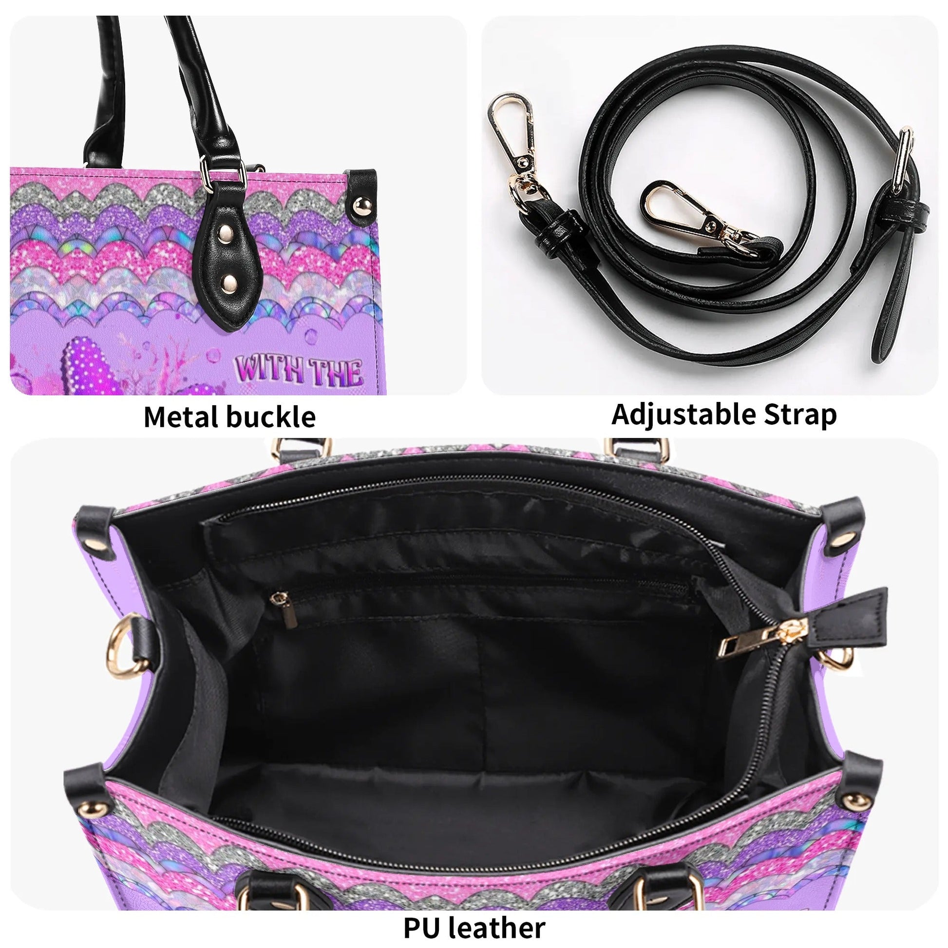 Bigcrowns SOME GIRLS ARE JUST BORN STARFISH LEATHER HANDBAG T2106244