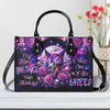 YOUR FIRST MISTAKE SKULL WOLF LEATHER HANDBAG - TLTW1706241